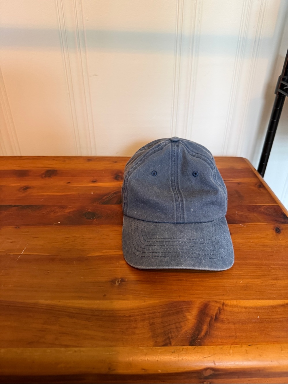 UpWest Blue Washed Cotton Baseball Cap